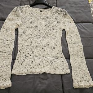 Crochet Long Sleeve Top